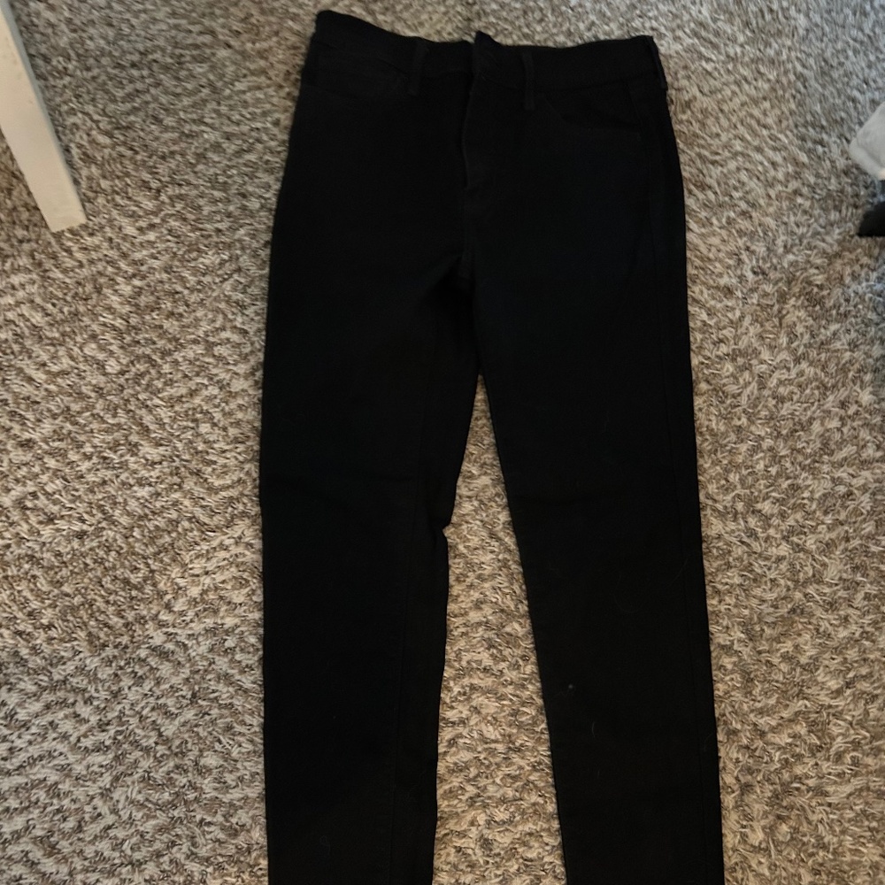 Levi’s super skinny black squared jean